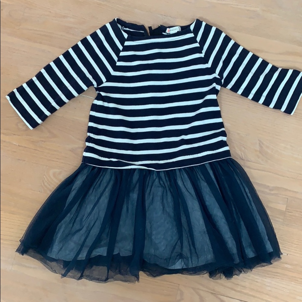 Jcrew dress with tulle skirt